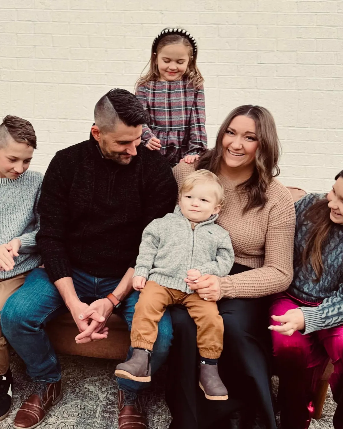Pastor Callie Johnson with her family